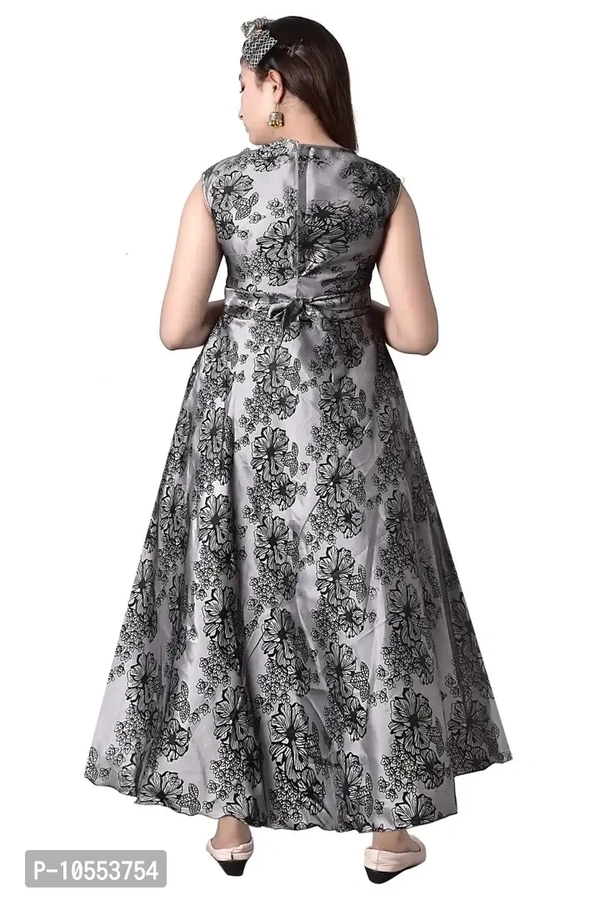 Stylish Girls Silk Blend Grown Dress - 12-13 Years