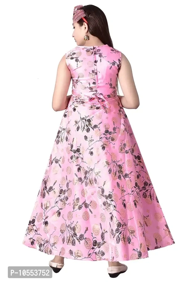 Stylish Girls Silk Blend Grown Dress - 13-14 Years