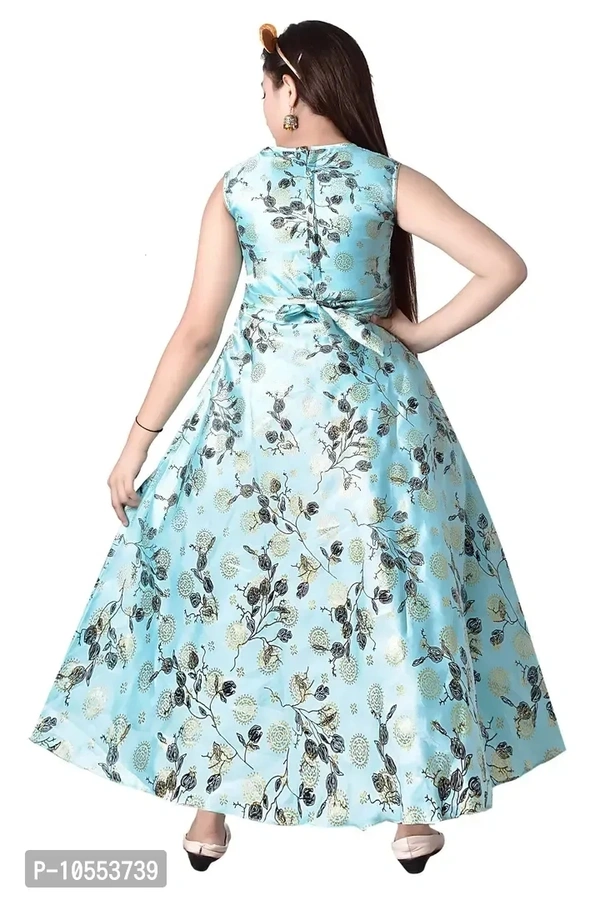Stylish Girls Silk Blend Grown Dress - 11-12 Years