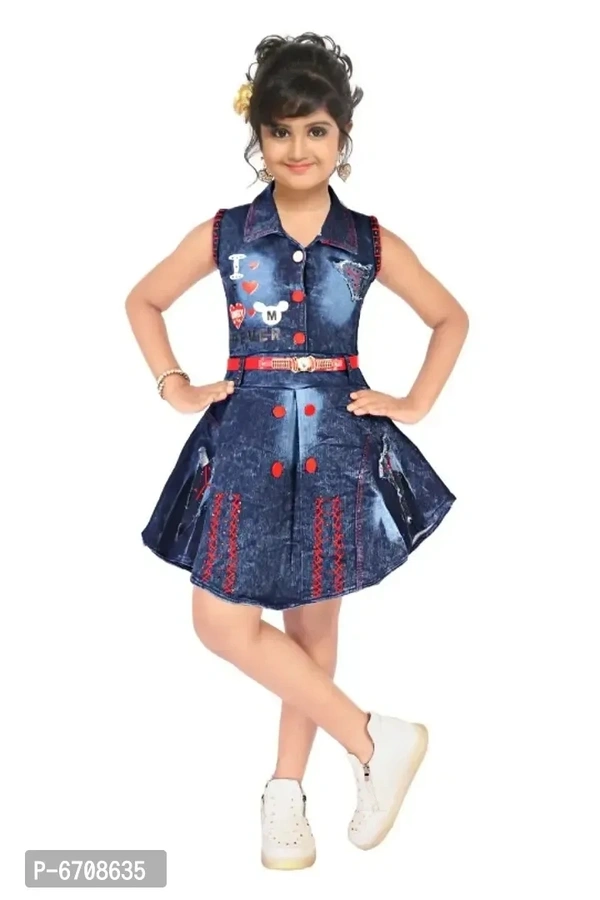 Girls knee length party dress - 3-4 Years