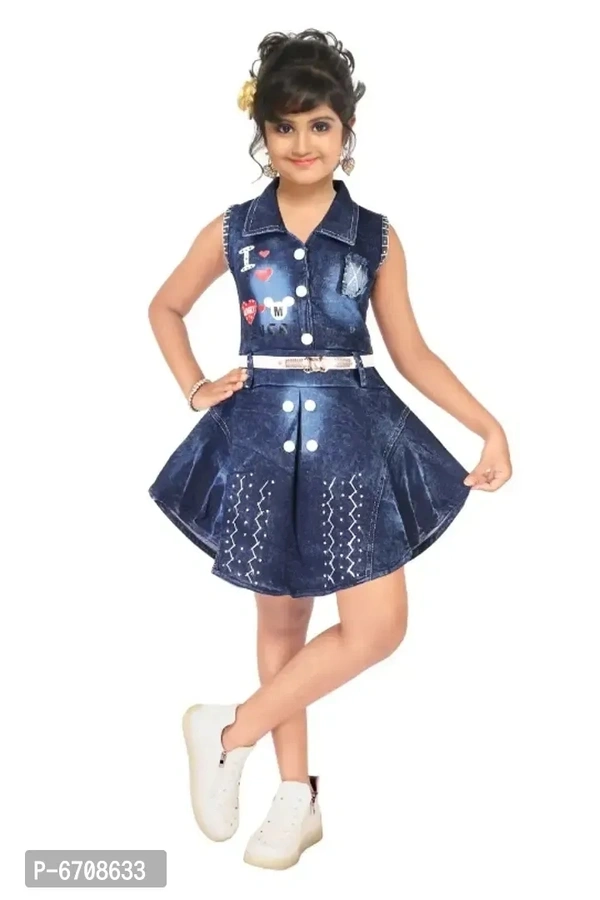 Girls knee length party dress - 7-8 Years
