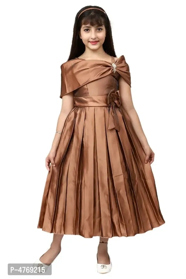 Gown Dress For Girls - 9-10 Years