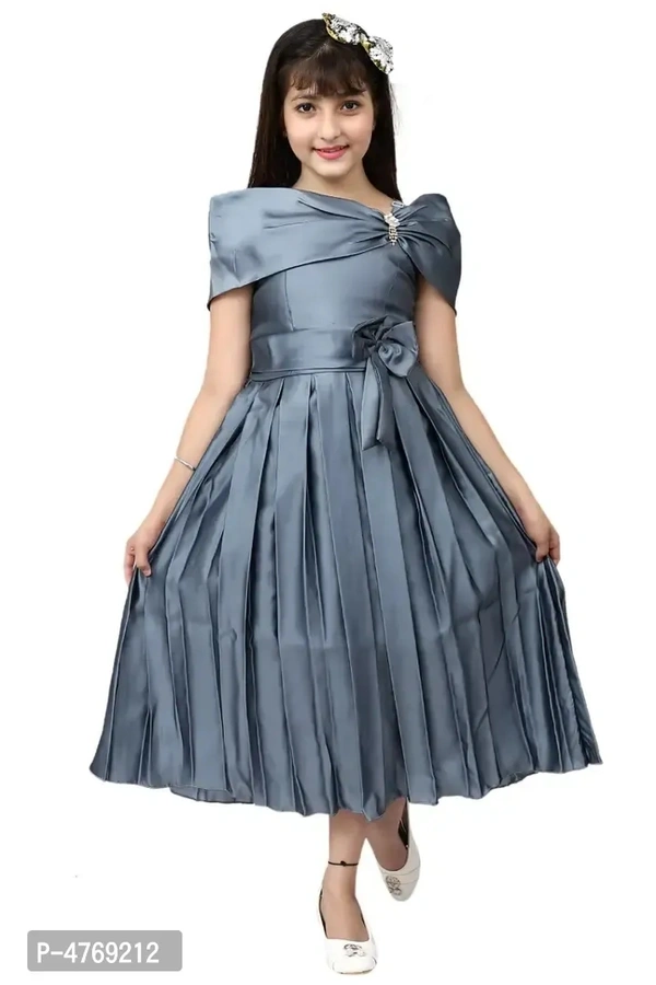 Gown Dress For Girls - 8-9 Years