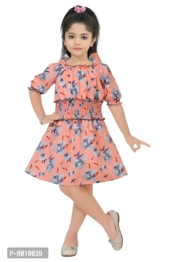 Girls knee length party dress - 6-7 Years