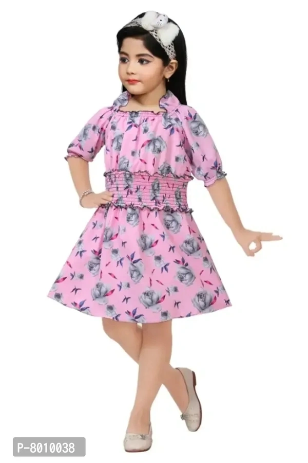 Girls knee length party dress - 6-7 Years