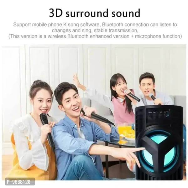 Ws-03 With Mic Stereo Sound Rich Bass Wireless Rechargeable speaker