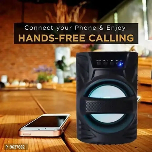 WS-04 Wireless Bluetooth Speaker – HD Sound, Splashproof, AUX Support, Long Battery Life