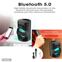WS-04 Wireless Speaker Rechargeable Multimedia System Handle Speaker Splash Proof Led Color Changing Lights