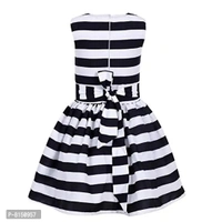 R Cube Girl's Poly Crape Straped Casual Wear Frock - 6-7 Years