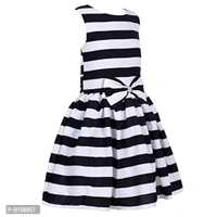 R Cube Girl's Poly Crape Straped Casual Wear Frock - 6-7 Years