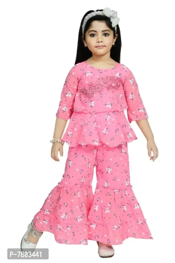  Girls party wear sarasa dress - 7-8 Years