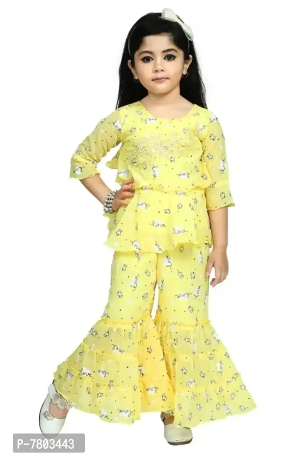  Girls party wear sarasa dress - 5-6 Years