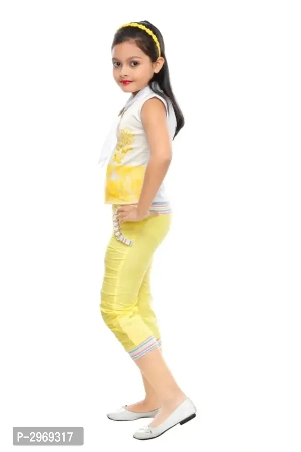 Fancy party wear capris top - 5-6 Years