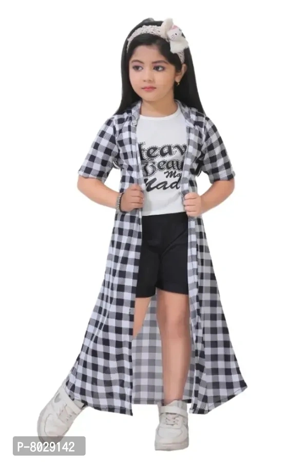  Girls shorts top with shrug - 3-4 Years