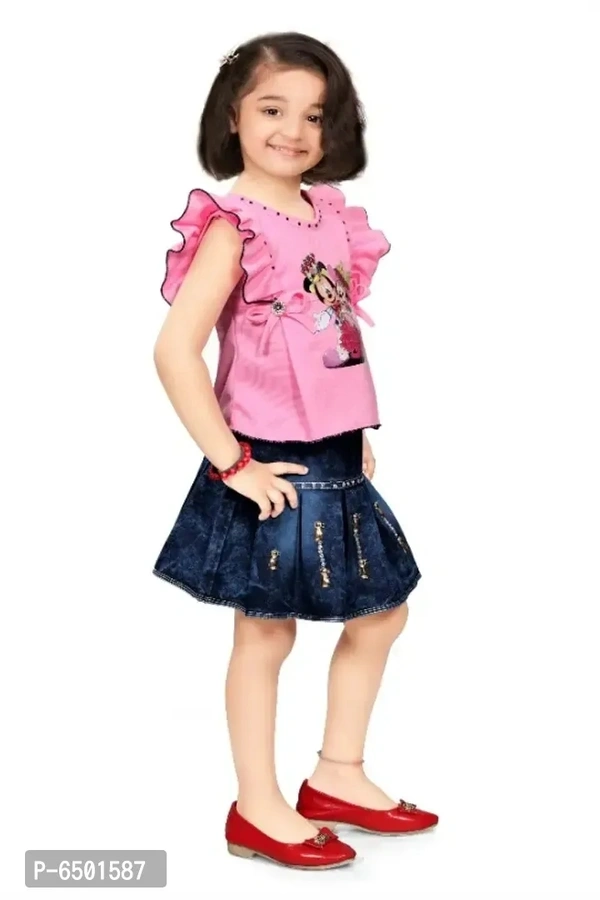 Baby Girls Party(Festive) Top Skirt - 9-12 Months