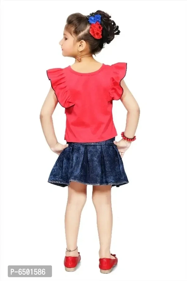 Baby Girls Party(Festive) Top Skirt - 9-12 Months