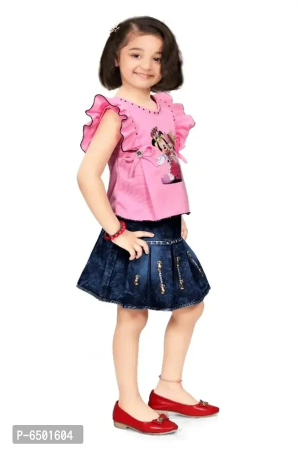 Baby Girls Party(Festive) Top Skirt - 12-18 Months
