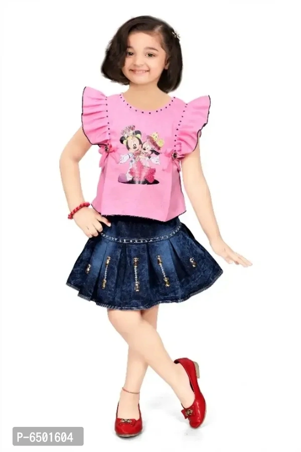 Baby Girls Party(Festive) Top Skirt - 18-24 Months