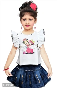 Baby Girls Party(Festive) Top Skirt - 18-24 Months