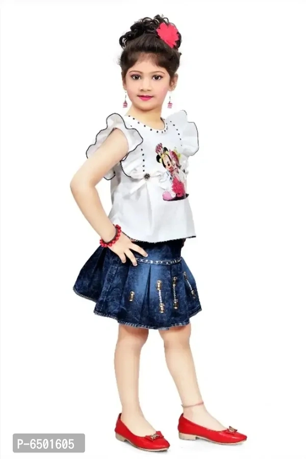 Baby Girls Party(Festive) Top Skirt - 18-24 Months