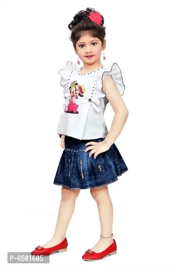 Baby Girls Party(Festive) Top Skirt - 18-24 Months