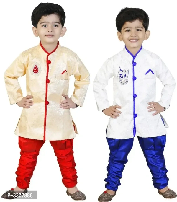 Generation next silk sherwani for boys - 7-8 Years