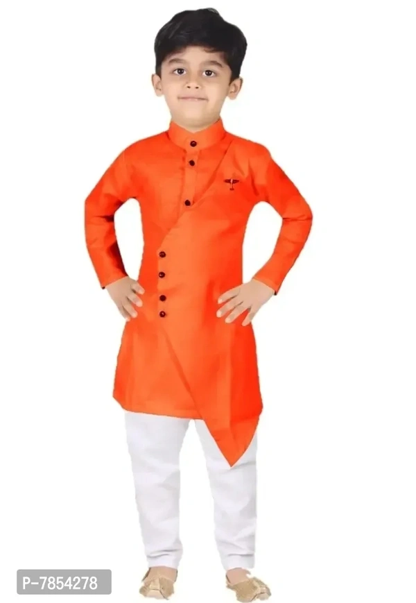 Boys Ethnic Wear Kurta pajama Dress set Arrow Style - 7-8 Years