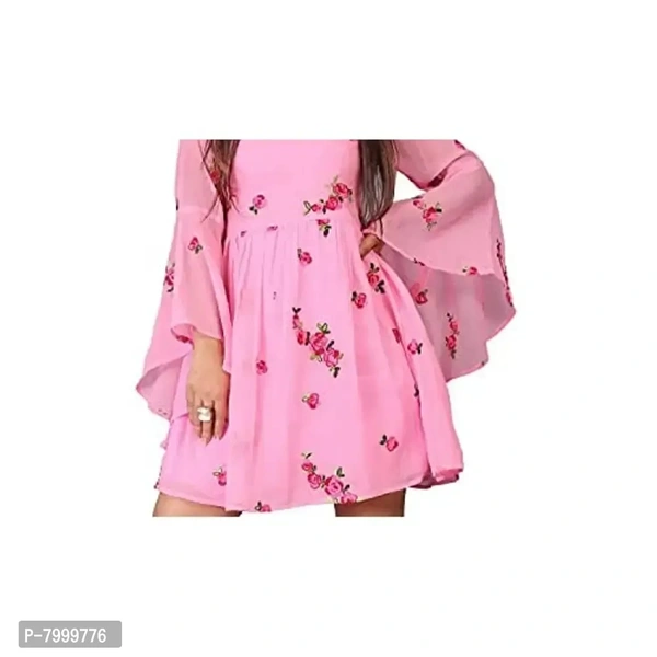 JULEE Women's Georgette Embroidered Dress-Lara hellip; - M