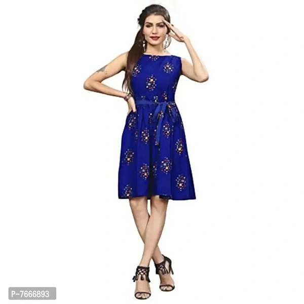 New Ethnic 4 You Women's Knee Length Dress. - M