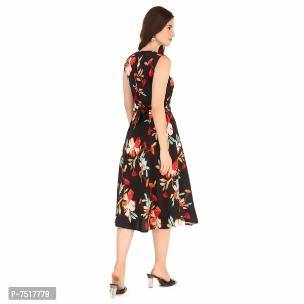 Trendy Crepe Dress for Women Combo of 2 - M