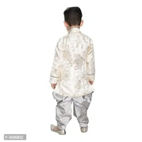 NEW GEN Boys Kurta Pajama Set (Silver_3-4 Years) - 6-7 Years