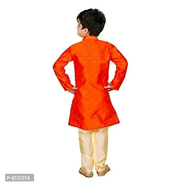 Vesh Cotton Kurta Pajama Set for Boys Kids - 3-4 Years