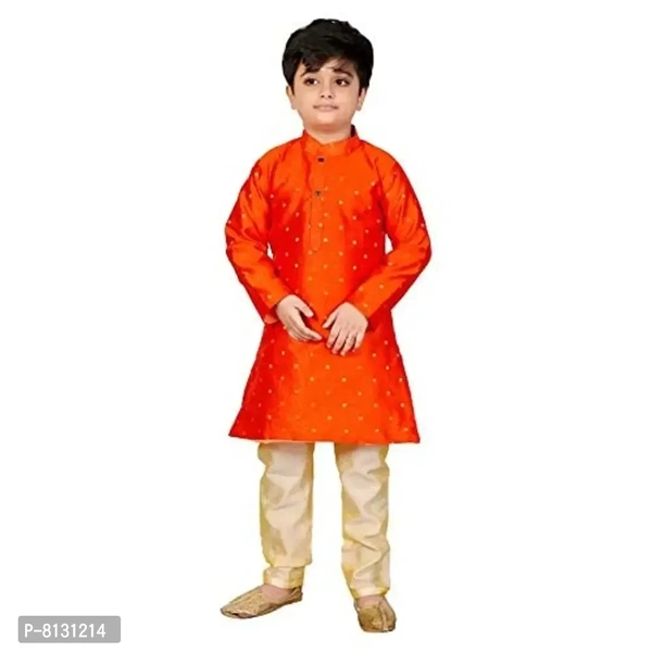 Vesh Cotton Kurta Pajama Set for Boys Kids - 9-10 Years