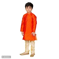 Vesh Cotton Kurta Pajama Set for Boys Kids - 9-10 Years