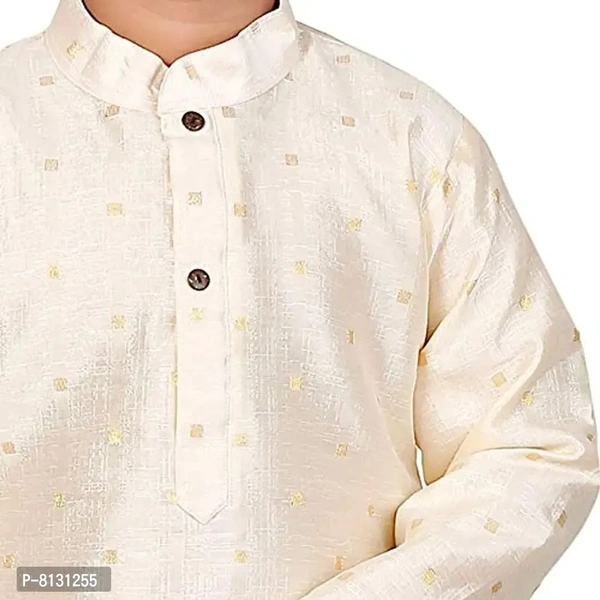 Vesh Cotton Kurta Pajama Set for Boys Kids - 9-10 Years