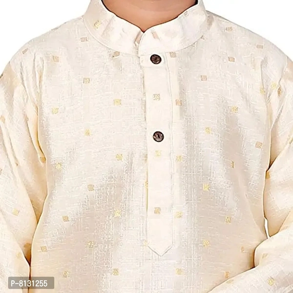 Vesh Cotton Kurta Pajama Set for Boys Kids - 9-10 Years