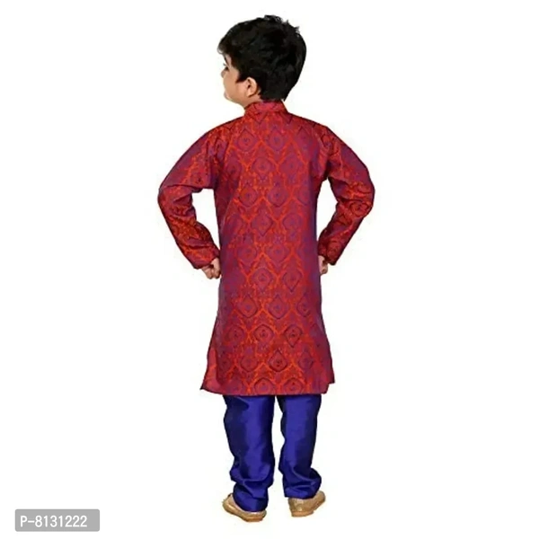 Vesh Cotton Kurta Pajama Set for Boys Kids - 9-10 Years