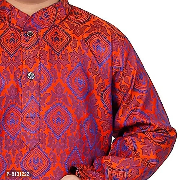 Vesh Cotton Kurta Pajama Set for Boys Kids - 9-10 Years