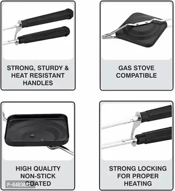 Useful Hard Anodized Nonstick Gas Sandwich Toaster