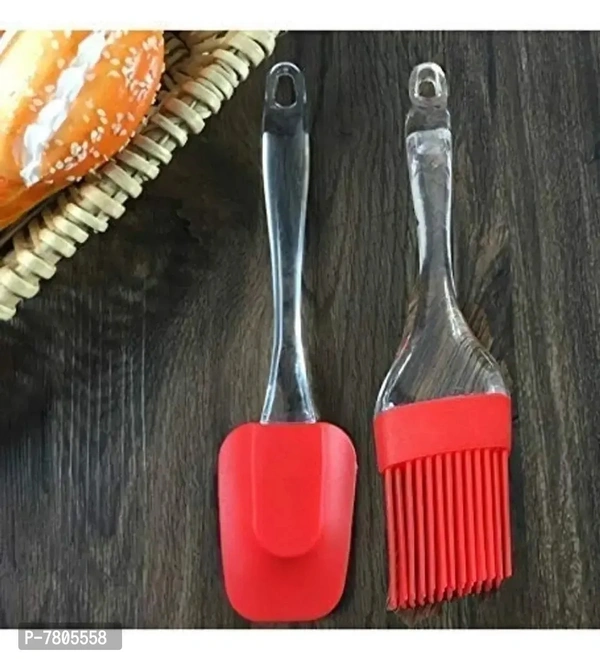 Trendy Serebrum Stainless Steel Medu Vada Maker With Silicone Brush Combo -Multicolor Pack Of 2