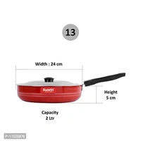 Sumeet Red Fry Pan - 1litr