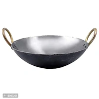 KITCHEN SHOPEE Iron Cookware Set- Iron kadai 8 inch & 9 inch Iron tawa