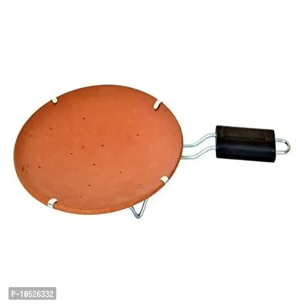 Naivete Earthen Clay Tawa, Brown