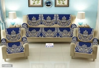 Comfortable Royal Look Velvet 5 Seater Sofa Covers - Set of 6 Pieces