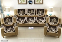 Comfortable Royal Look Velvet 5 Seater Sofa Covers - Set of 6 Pieces