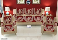 Comfortable Royal Look Velvet 5 Seater Sofa Covers - Set of 6 Pieces