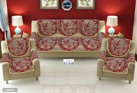Comfortable Royal Look Velvet 5 Seater Sofa Covers - Set of 6 Pieces