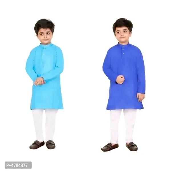 FASHION GAREMENTS Boys Ethnic Wear Kurta Pyjama Set - 0-3 Months