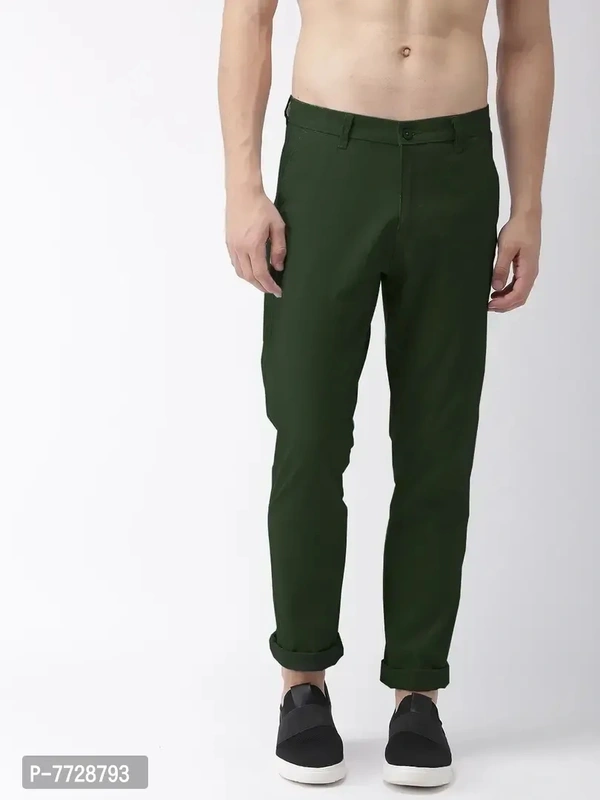 Stylish Fancy Mehndi Trouser For Men - 32