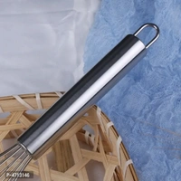 Stainless Steel Big Baloon Hand Whisk Egg and milk Frother,Kitchen Blender (25 cms, Set of Two) - Pack of 2